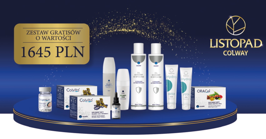 Listopad Colway - produkty gratis