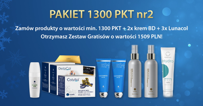 Promocja Colway pakiet 1300pkt nr 2